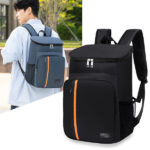 Backpack Large Capacity Insulated Bag, Outdoor Fresh Picnic Portable Backpack - Image 3